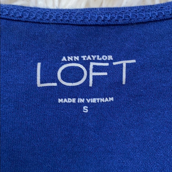 Loft Drape Neck Tank 💗 Royal Blue - Picture 10 of 11